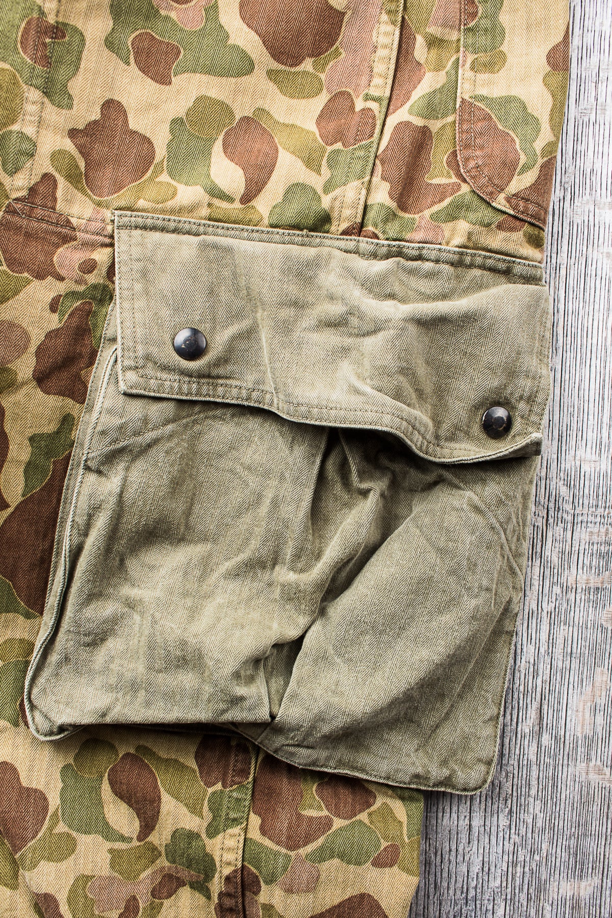 Second Hand Buzz Rickson's Frog Skin Camo Reversible Trousers W36