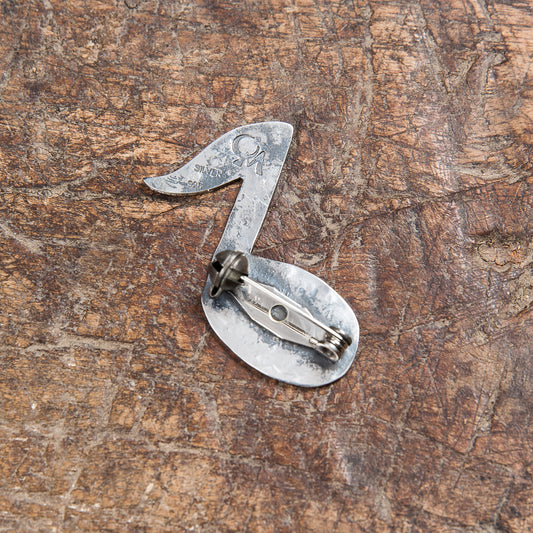 Munqa Newtive Silver Brooch Music Tone