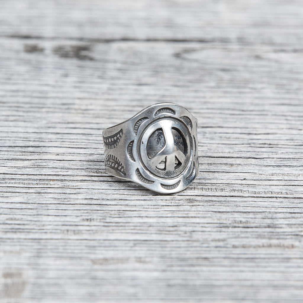 Peace hot sale symbol ring