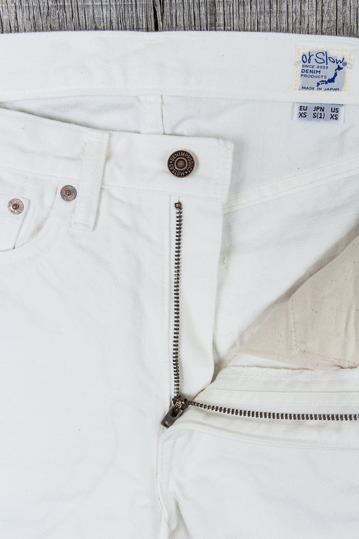 OrSlow 107 Slim Fit Jeans White