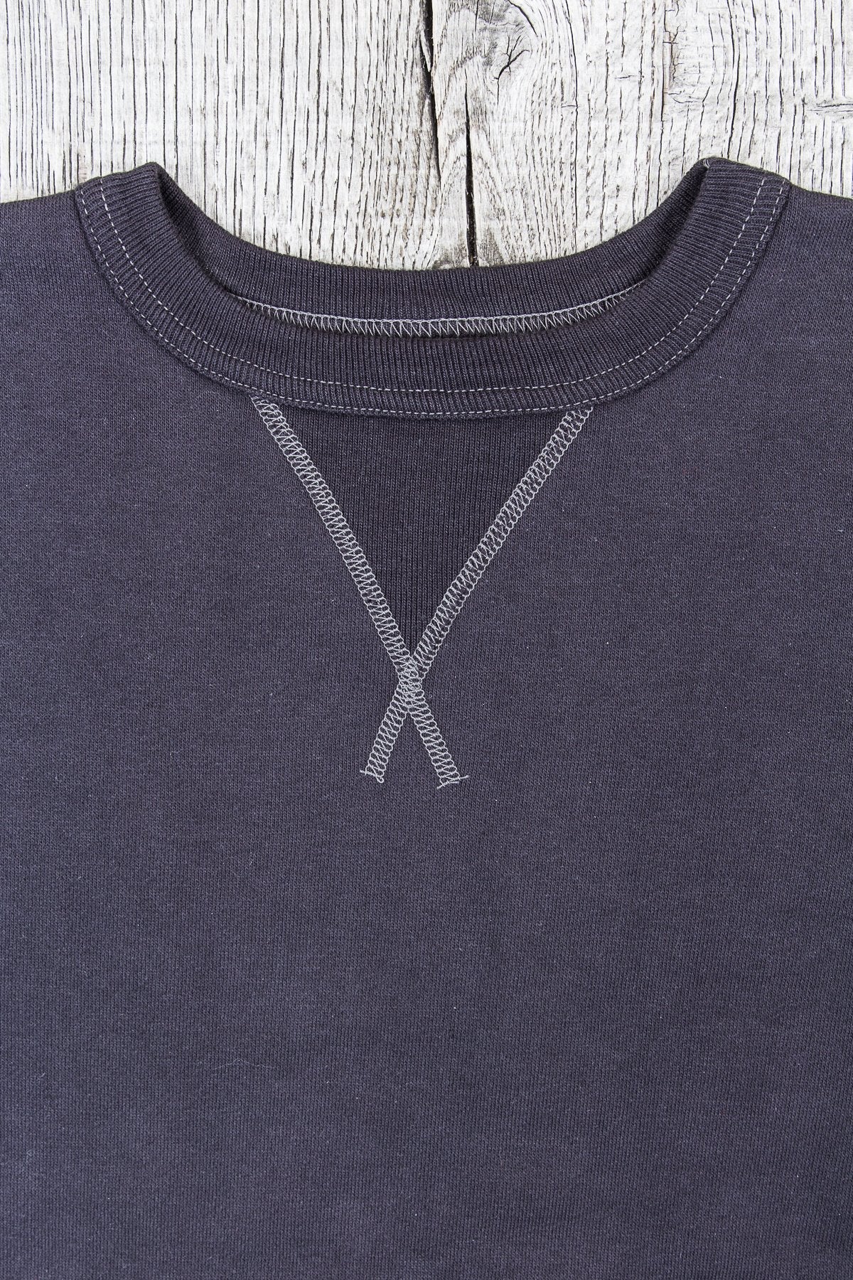 Buzz Rickson's Loopwheel Sweatshirt 4-Needle Black BR65622