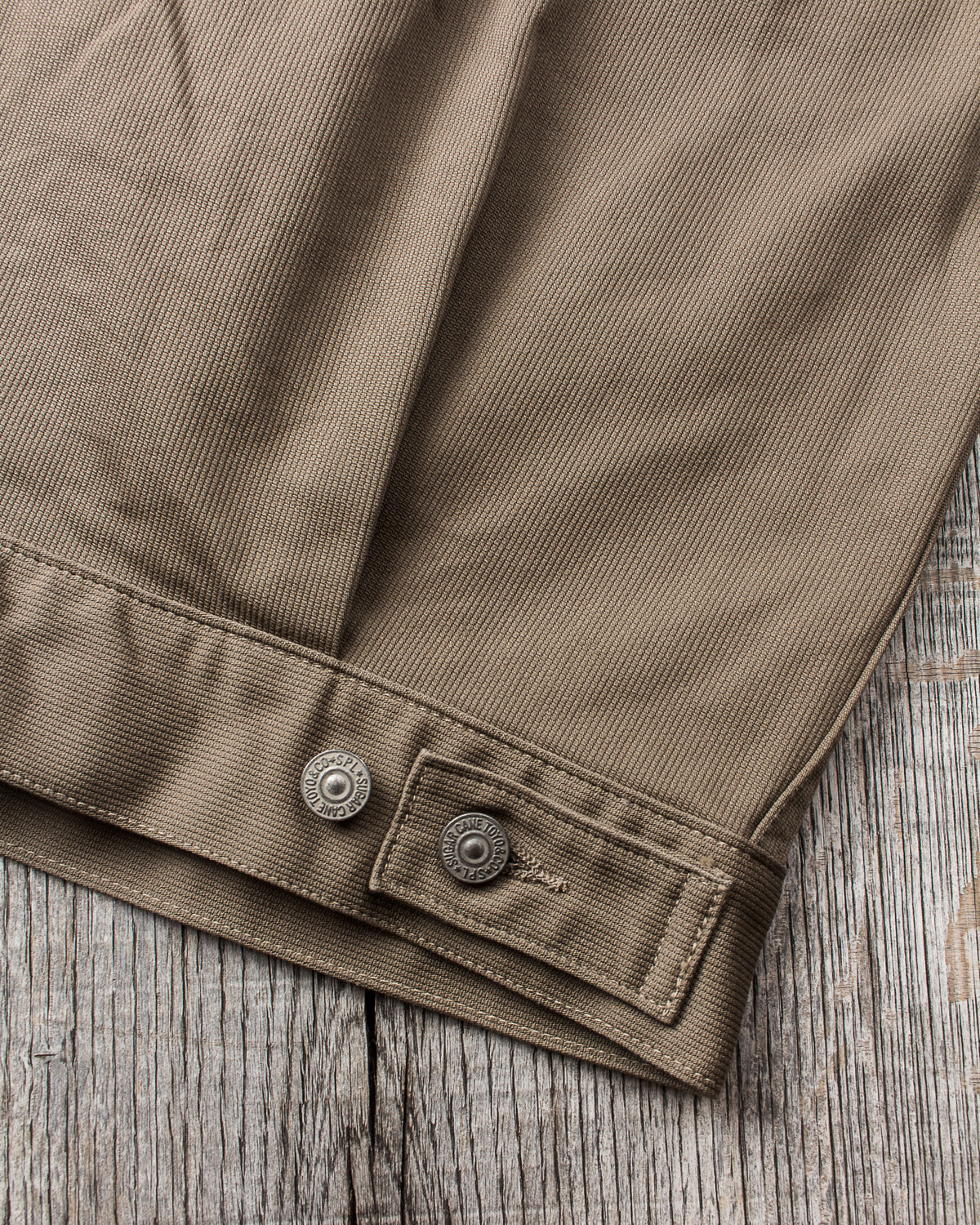 Sugar Cane & Co Sugar Cane 1953 Type 2 11oz Cotton Pique Jacket Khaki SC15290