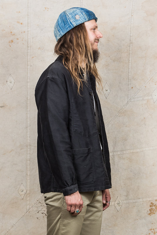 Vintage French Moleskin Workwear Jacket