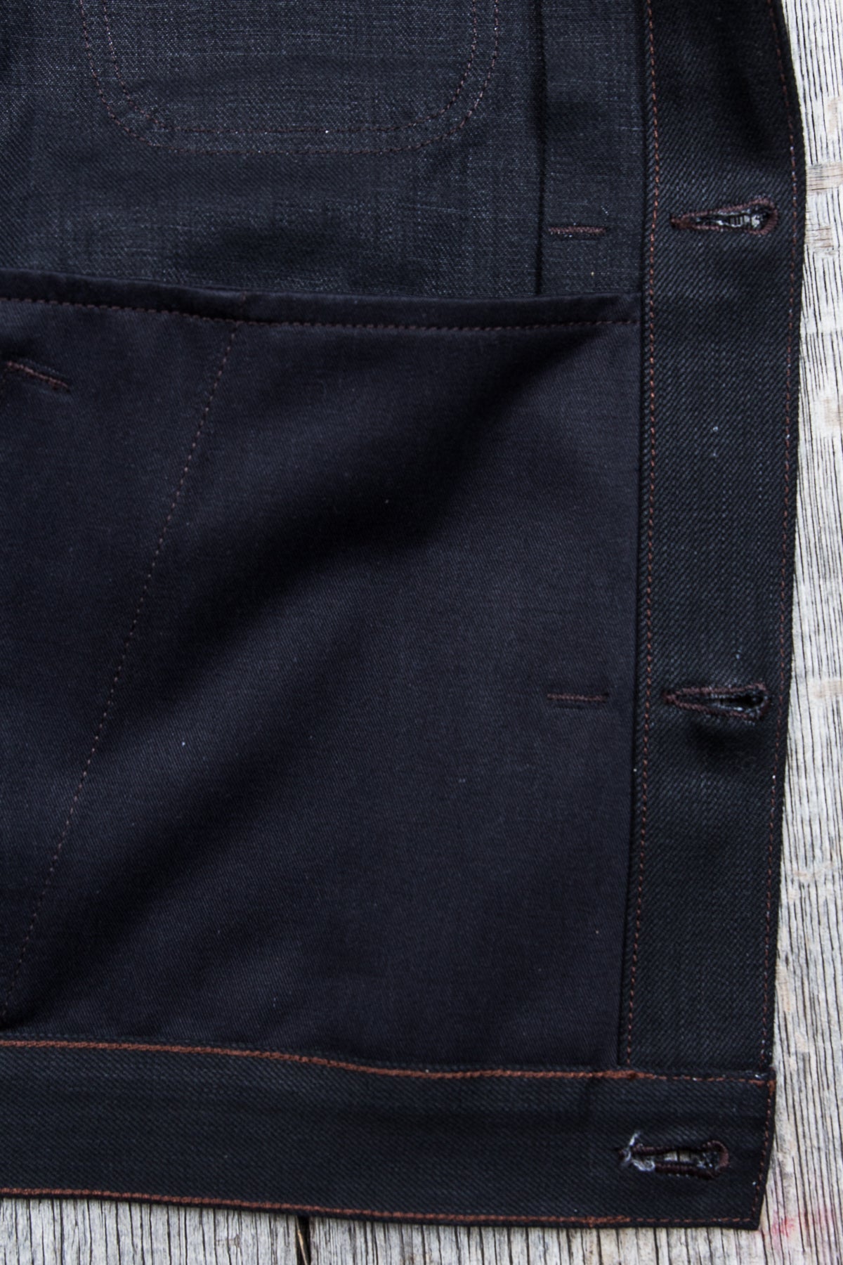 Indigofera Parsons Lodge Jacket Gunpowder Black Denim