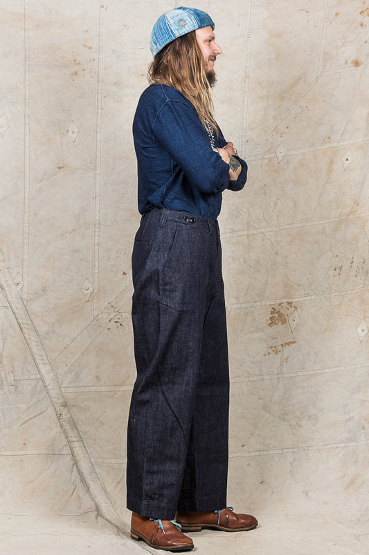 Warehouse & Co Military Pants Indigo Denim