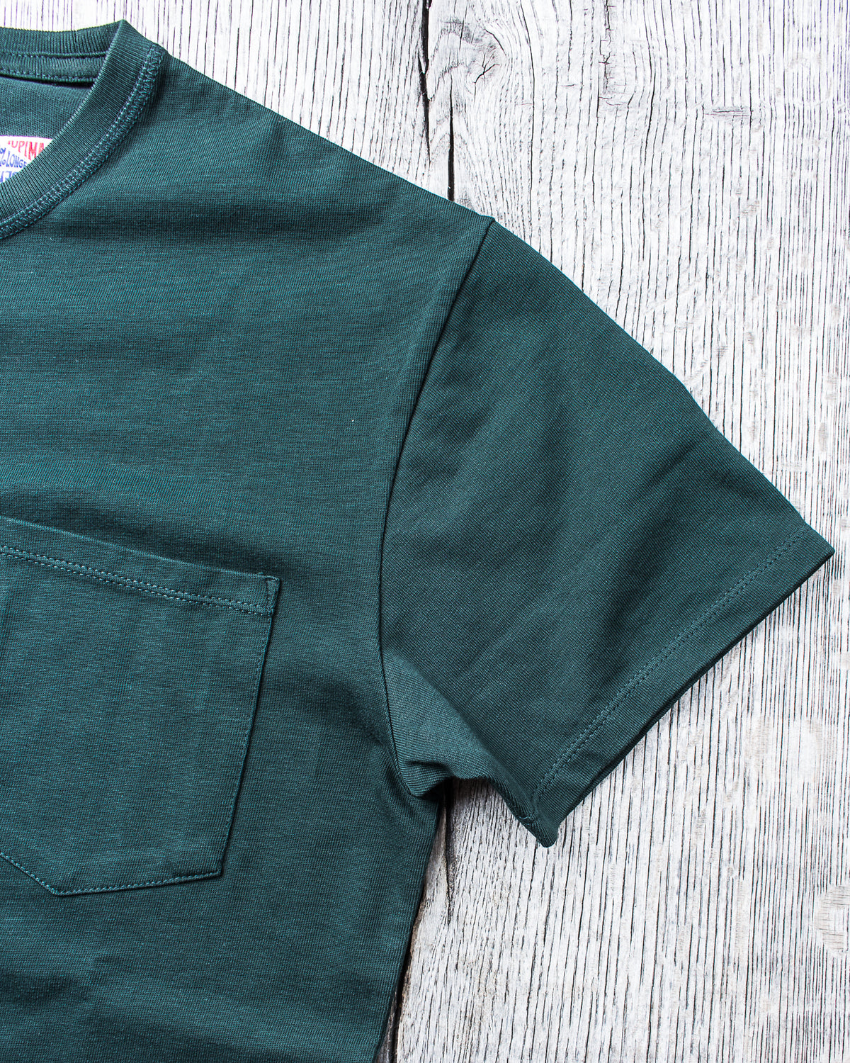 Indigofera Wilson Pocket T-Shirt Phthalo Green