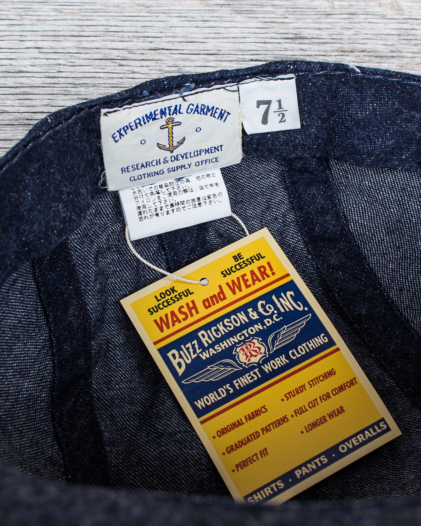 Buzz Rickson's U.S. Navy Test Sample Denim Cap BR02696