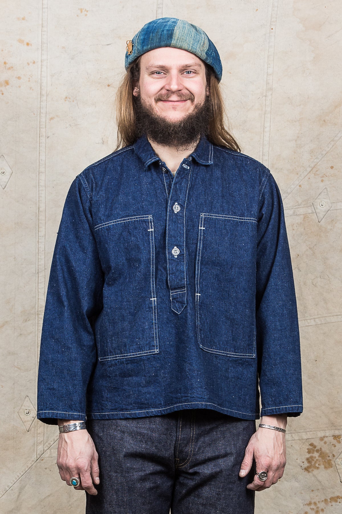 OrSlow US Army Denim Pullover – Second Sunrise