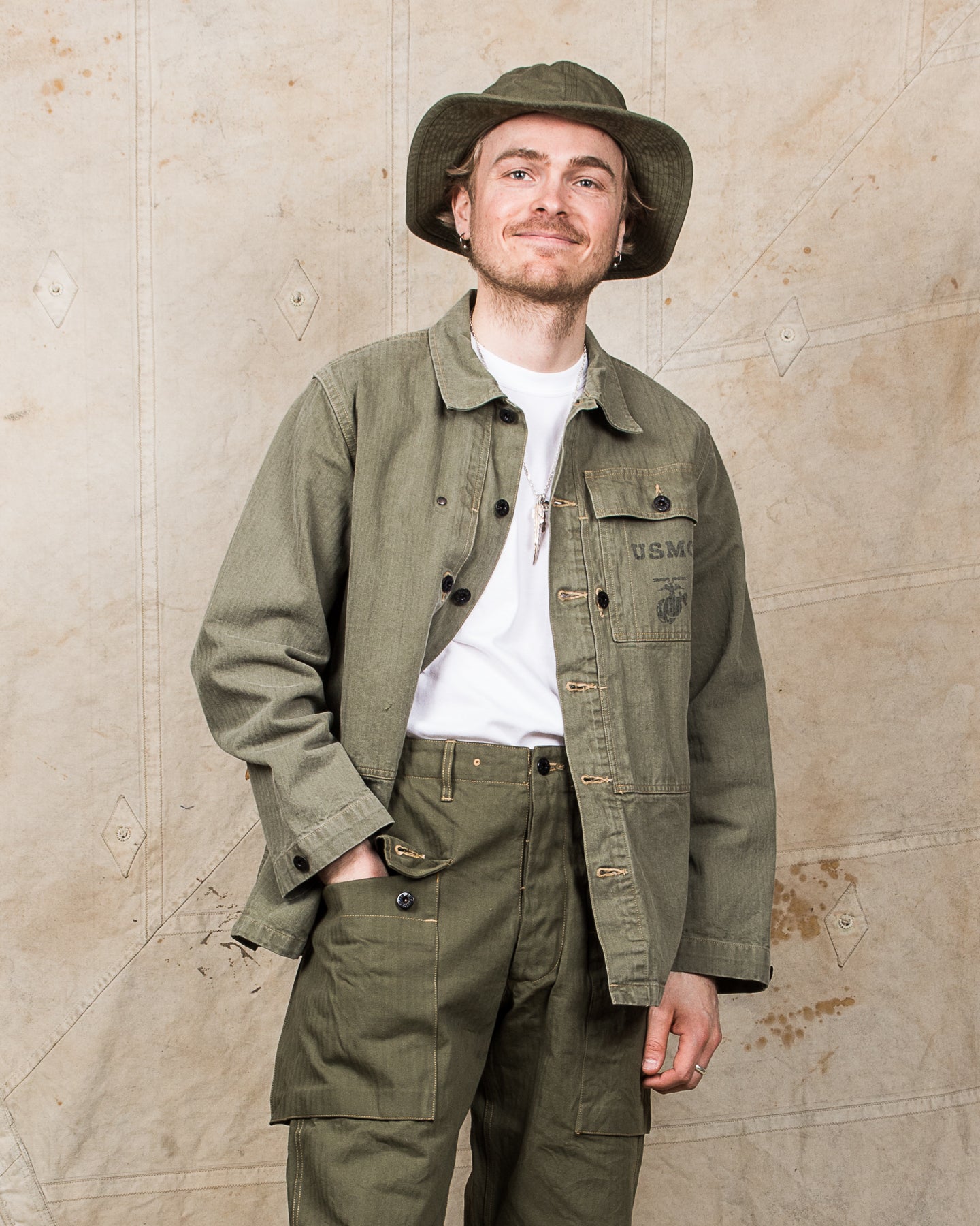 Buzz Rickson's USMC P-44 HBT Jacket BR15123