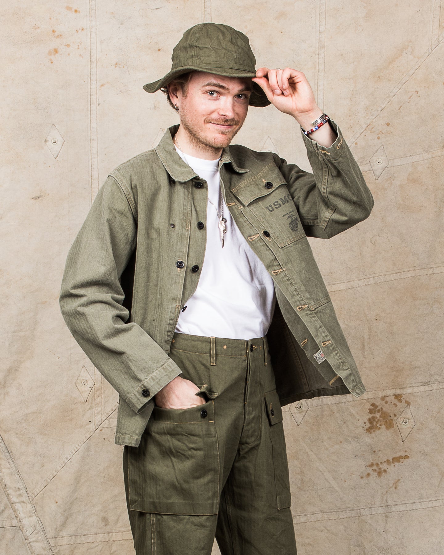 Buzz Rickson's USMC P-44 HBT Jacket BR15123