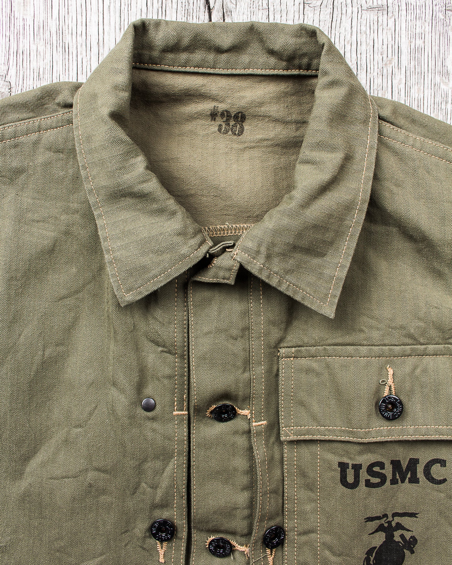 Buzz Rickson's USMC P-44 HBT Jacket BR15123