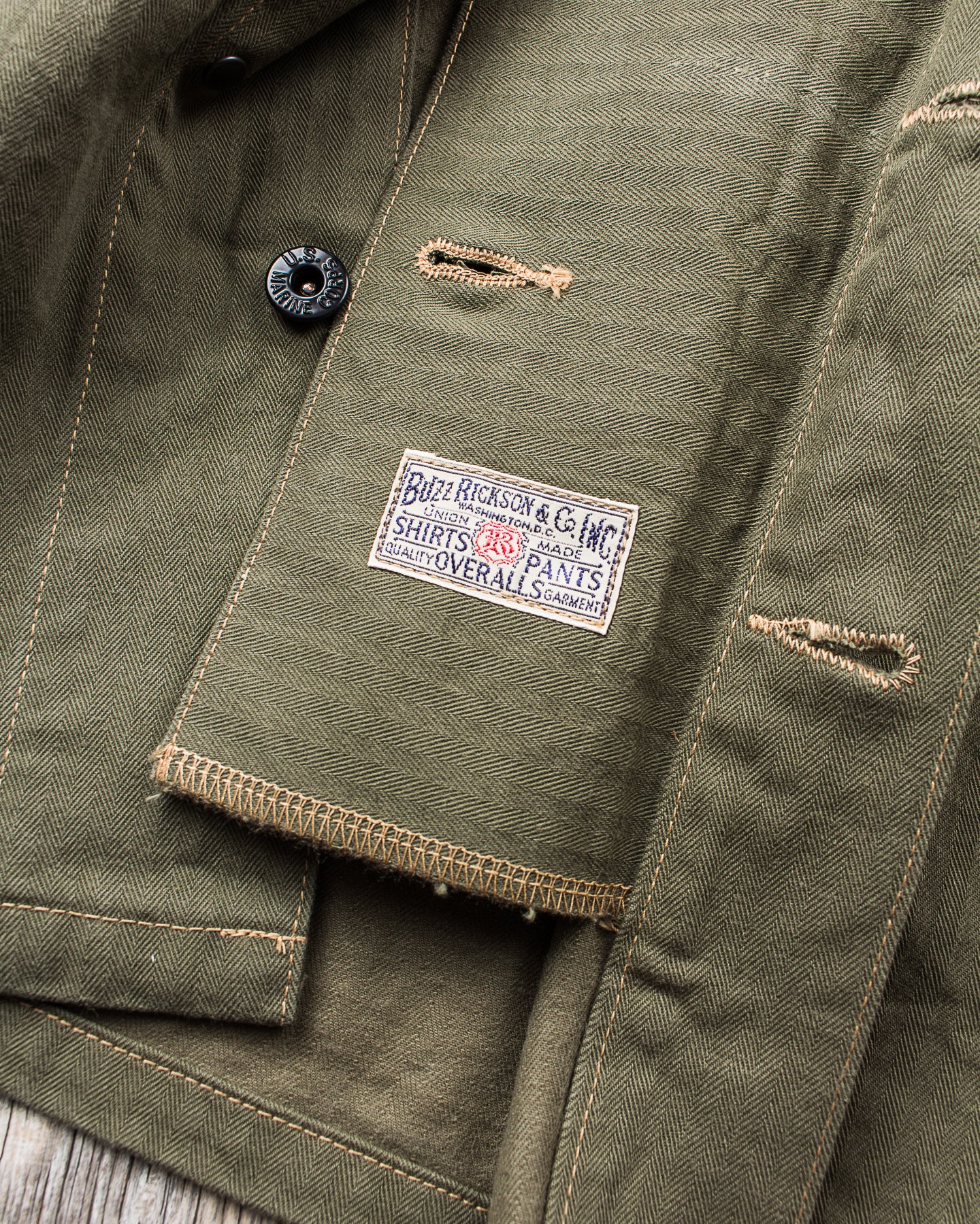 Buzz Rickson's USMC P-44 HBT Jacket BR15123