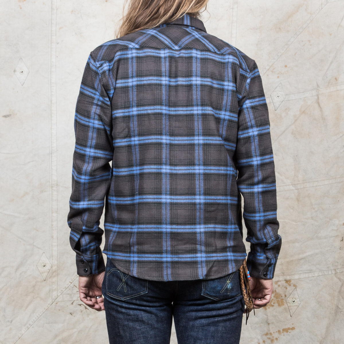 Indigofera Bryson Shirt Charcoal/Blue/Green