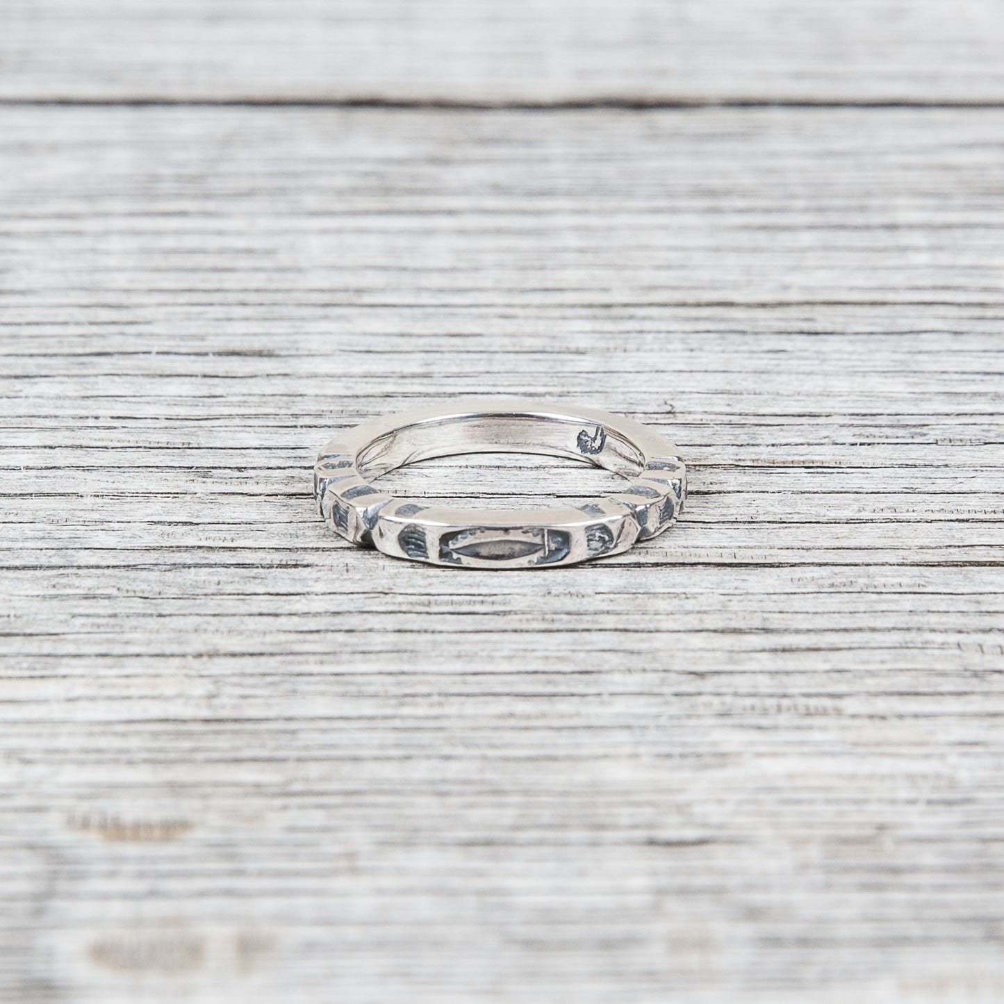 Larry Smith Square Stamp Ring RG-0058