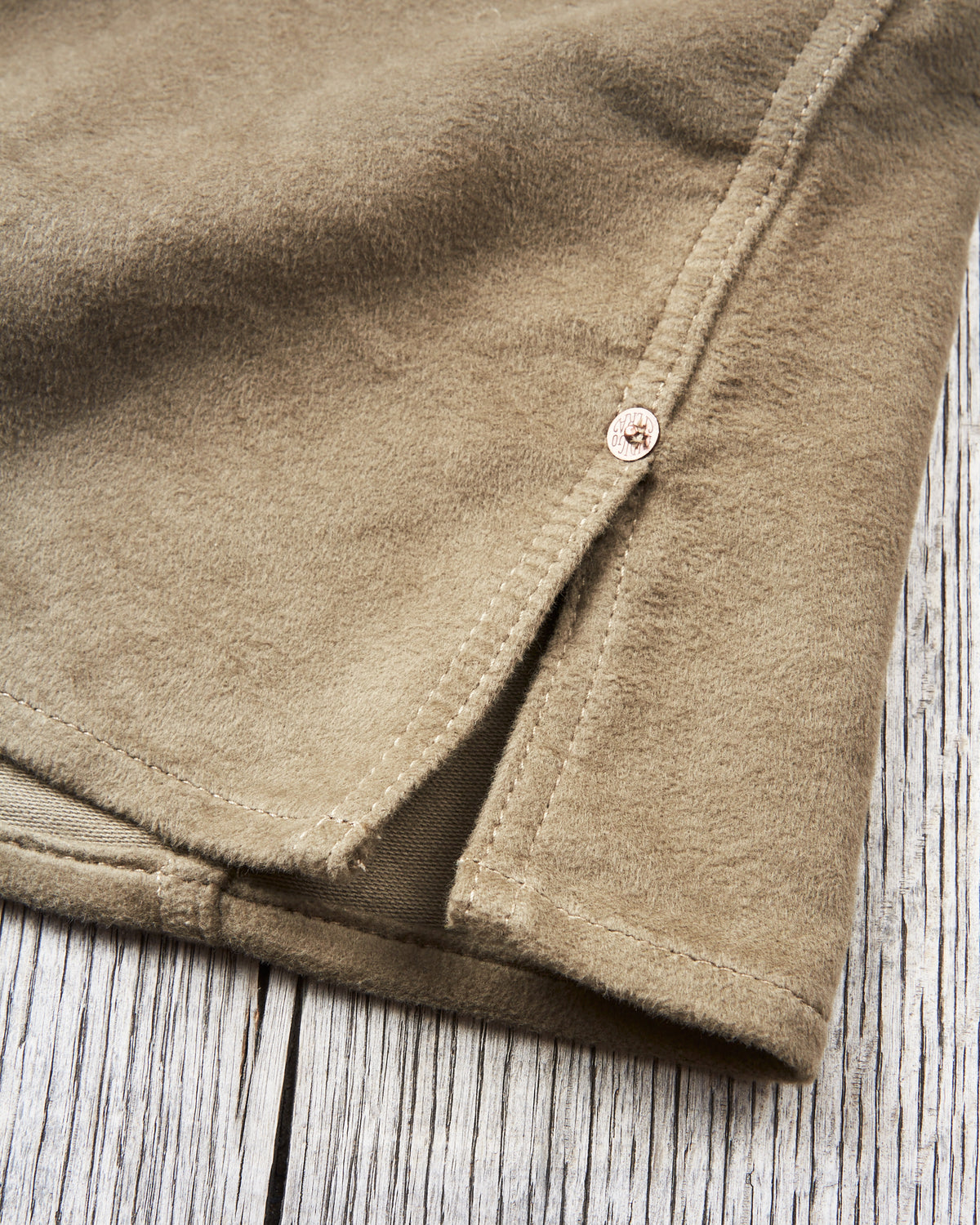 Indigofera Copeland Shirt Moleskin Dark Lovat