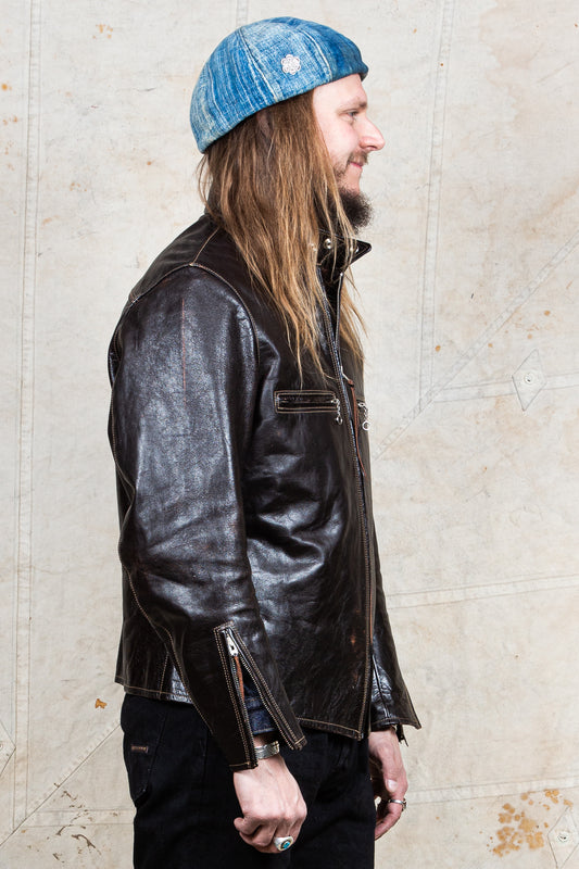 Second Hand Himel Brothers Café Racer Leather Jacket