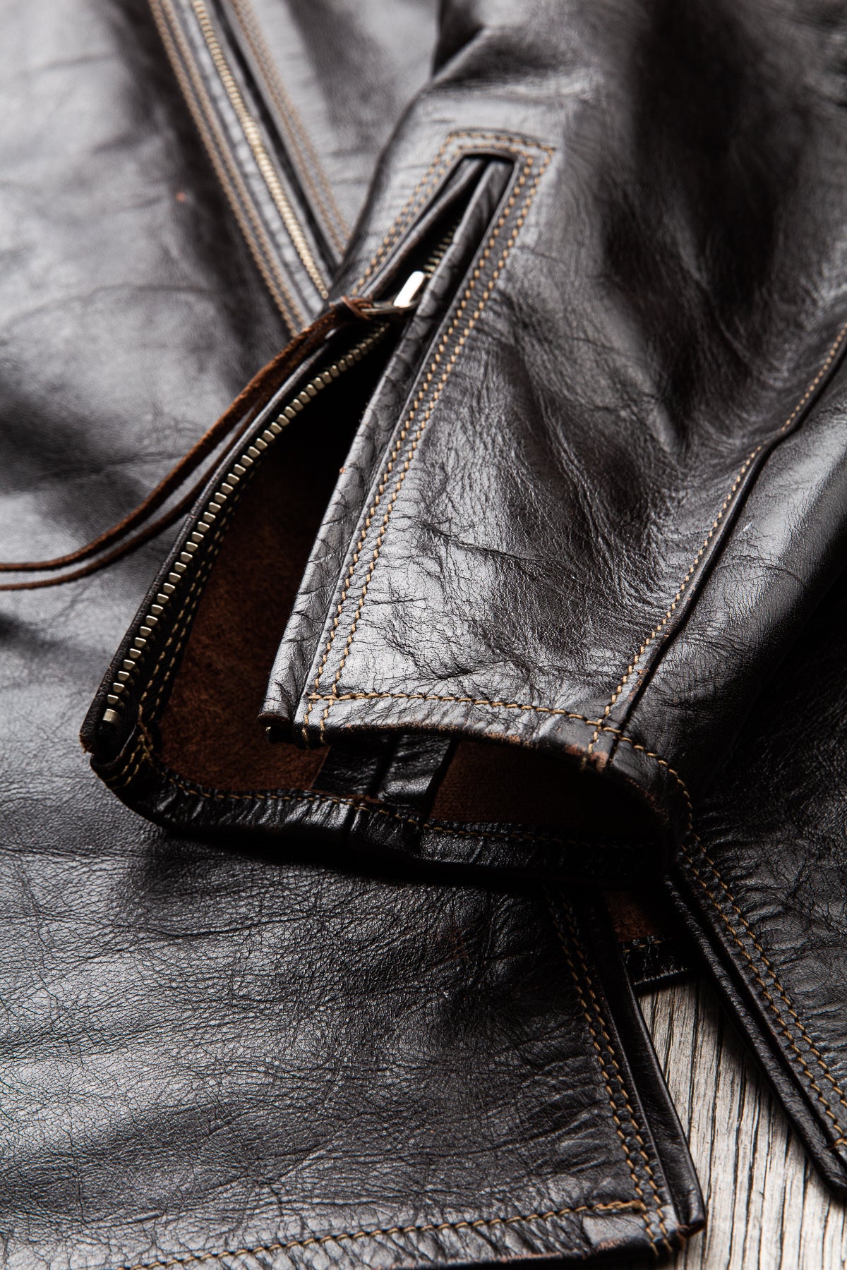 Second Hand Himel Brothers Café Racer Leather Jacket