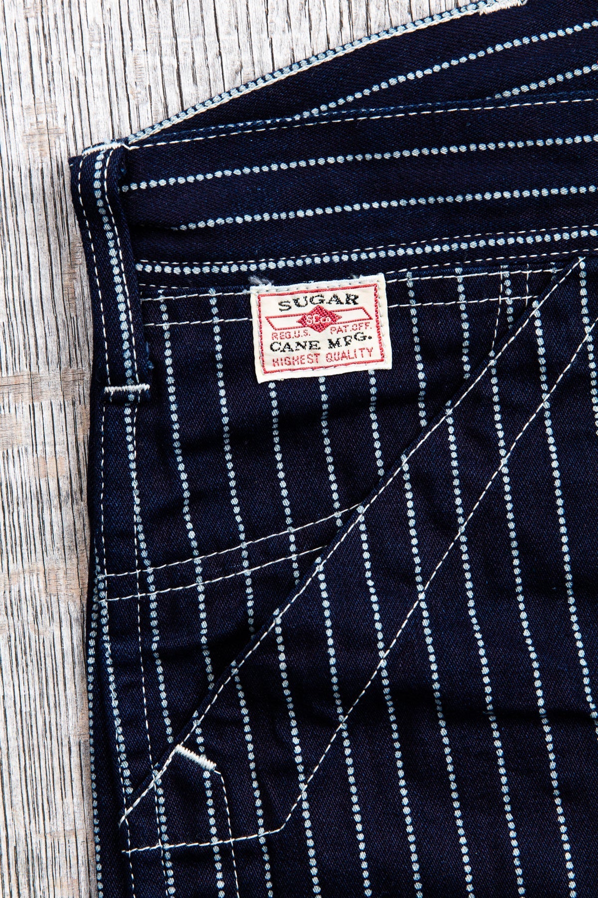 Sugar Cane & Co. Wabash Stripe Engineer Pants SC40786A
