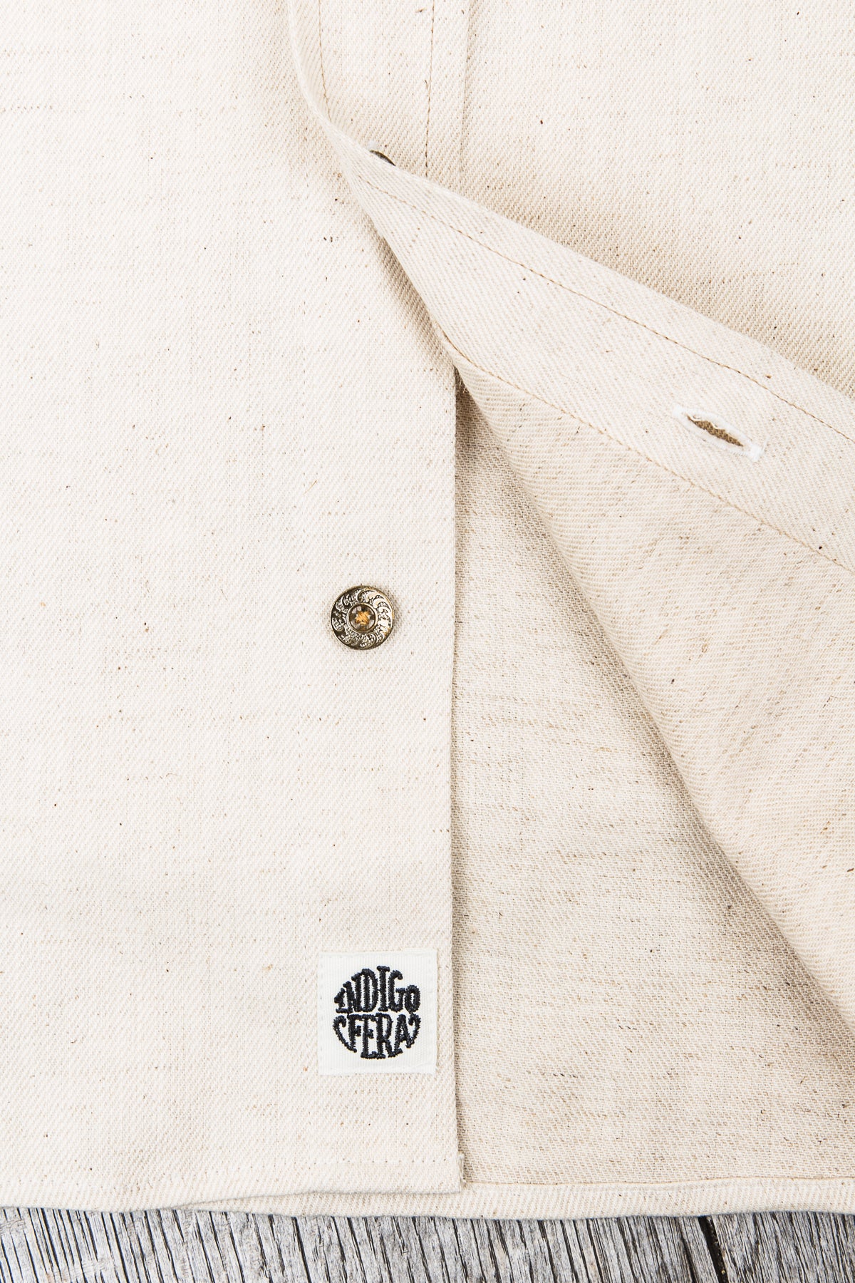 Indigofera Holden Shirt White Twill