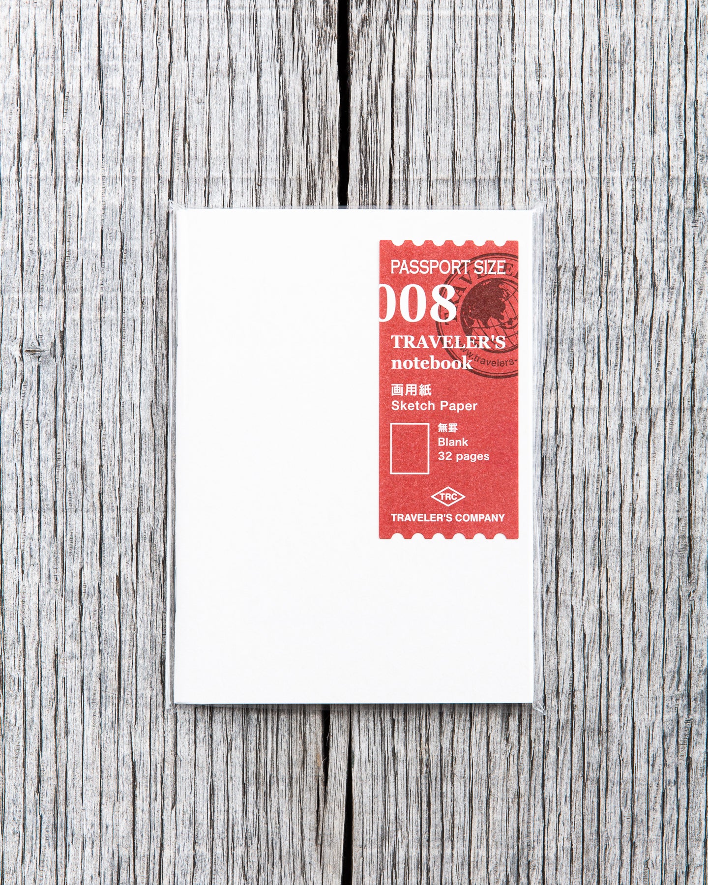 Traveler's Company #008 Passport Size Notebook Sketch Paper Refill