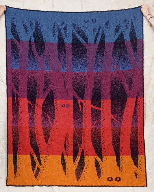 Indigofera x Second Sunrise Trees Blanket