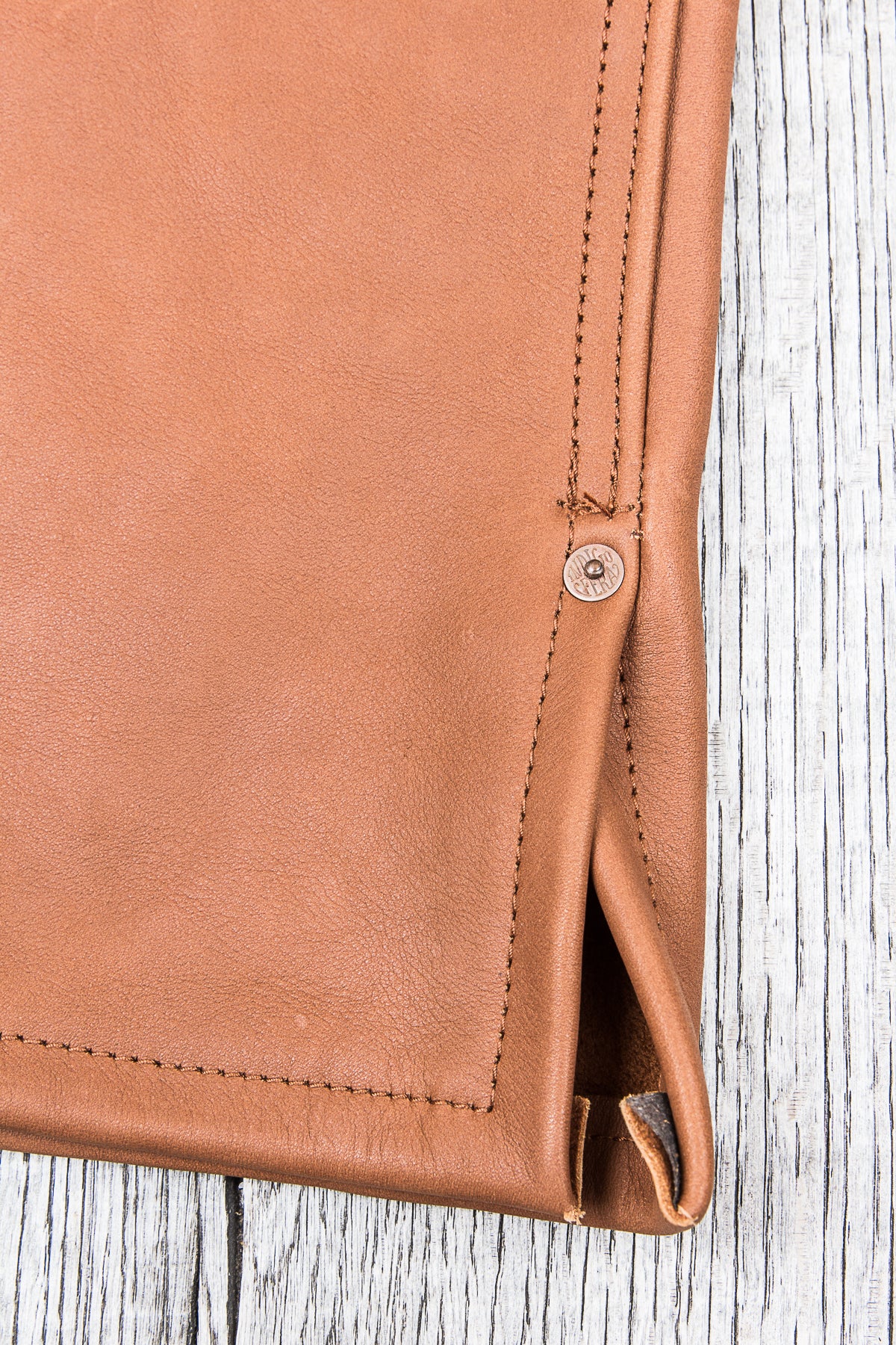 Indigofera Fargo Leather Jacket 2 Tone Cognac
