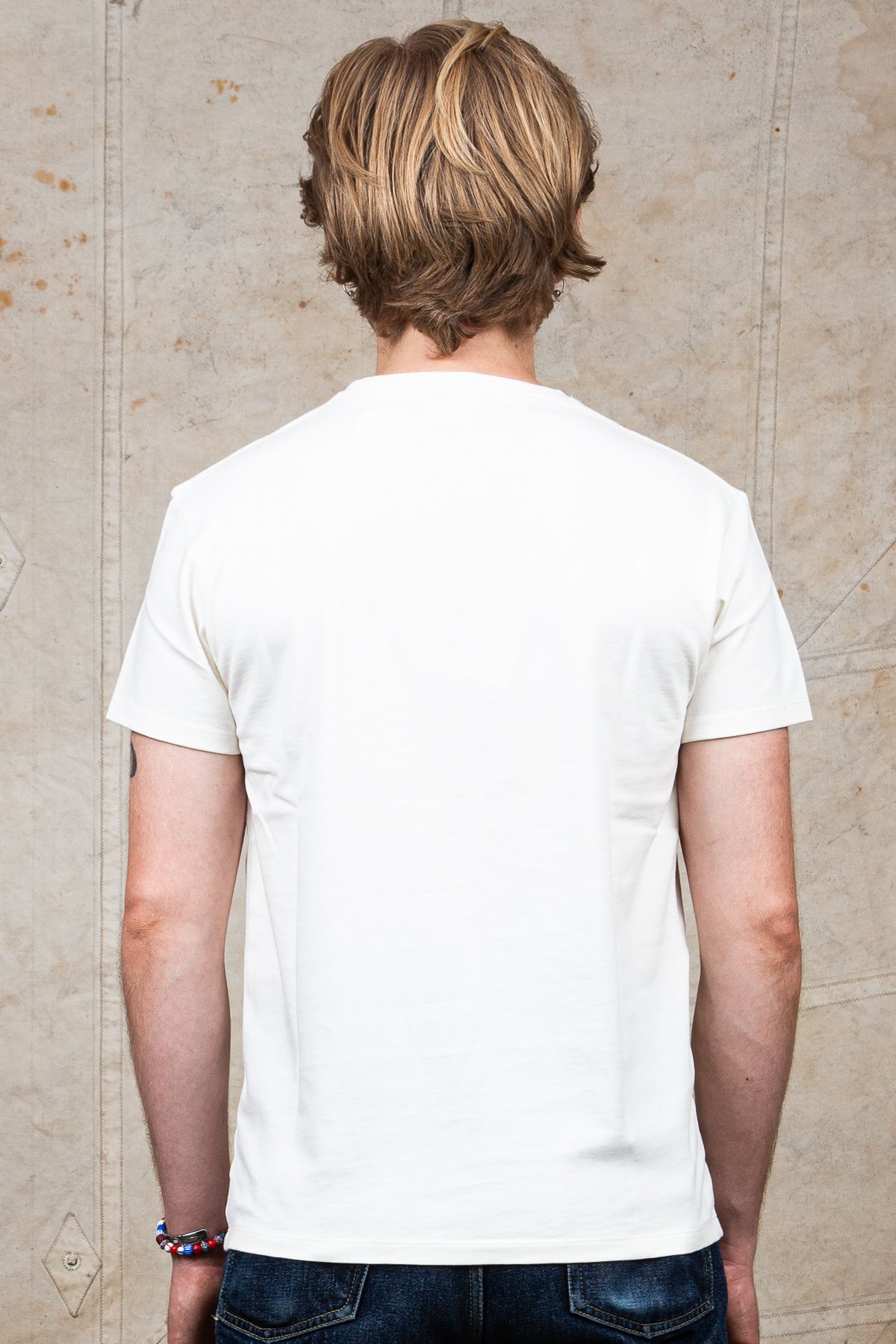 Indigofera Wilson Pocket T-Shirt Cocatoo White