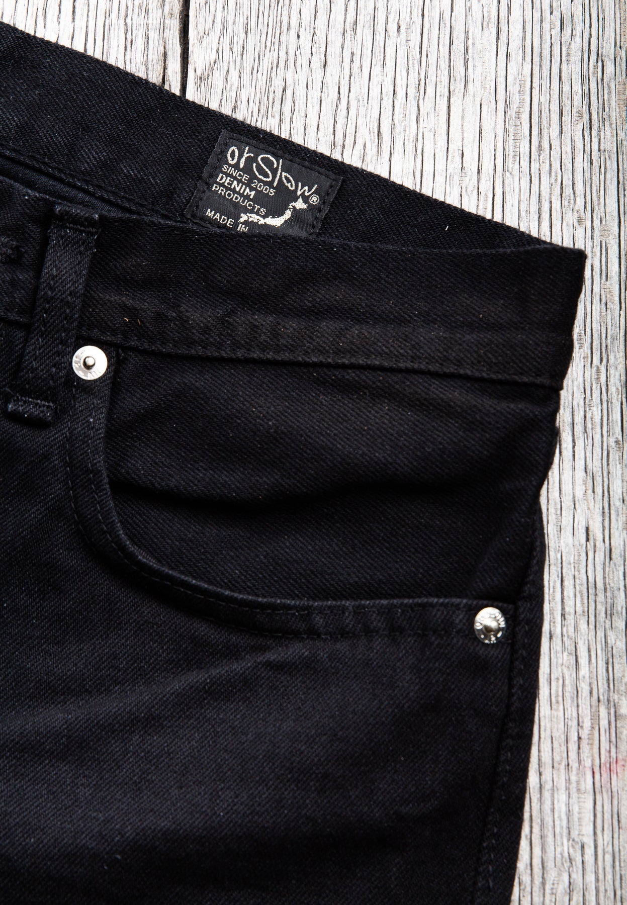 OrSlow 107 Slim Fit Jeans Black