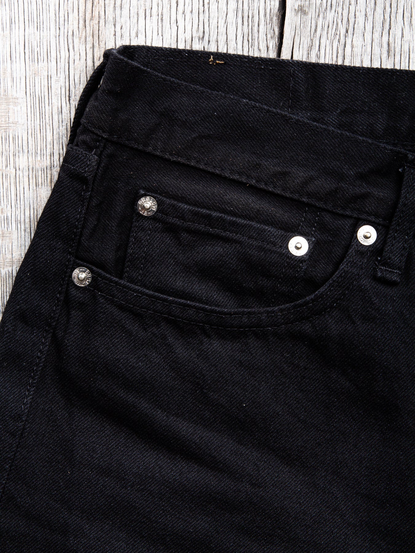 OrSlow 107 Slim Fit Jeans Black