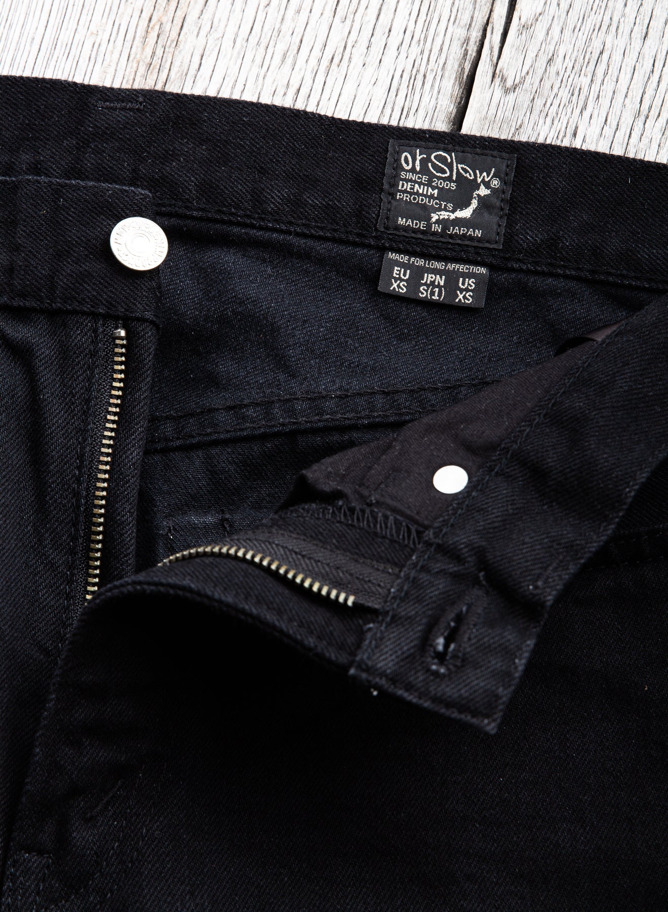 OrSlow 107 Slim Fit Jeans Black