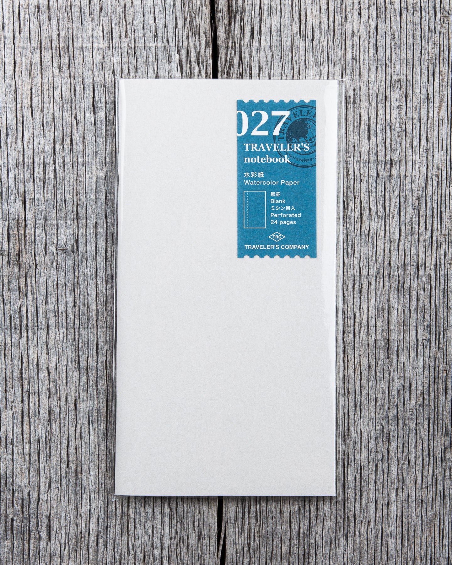 Traveler's Company #027 Regular Notebook Refill Watercolor Paper