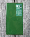 Traveler’s Company #019 Regular Notebook Refill Free Diary (Weekly + Memo)