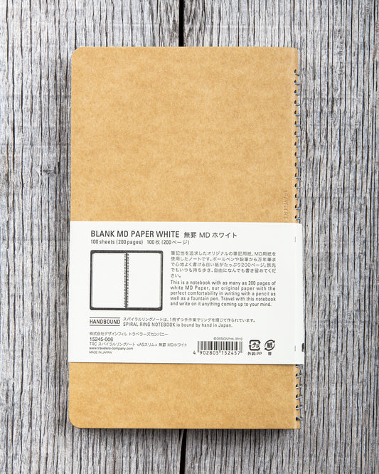 Traveler's Company Notebook Spiral Notebook A5 Slim