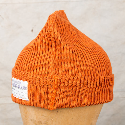 Buzz Rickson's USN Cotton Watch Cap Orange