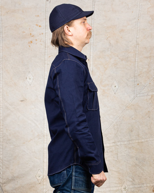 Indigofera Walton Shirt Yambaru Selvage Denim Indigo