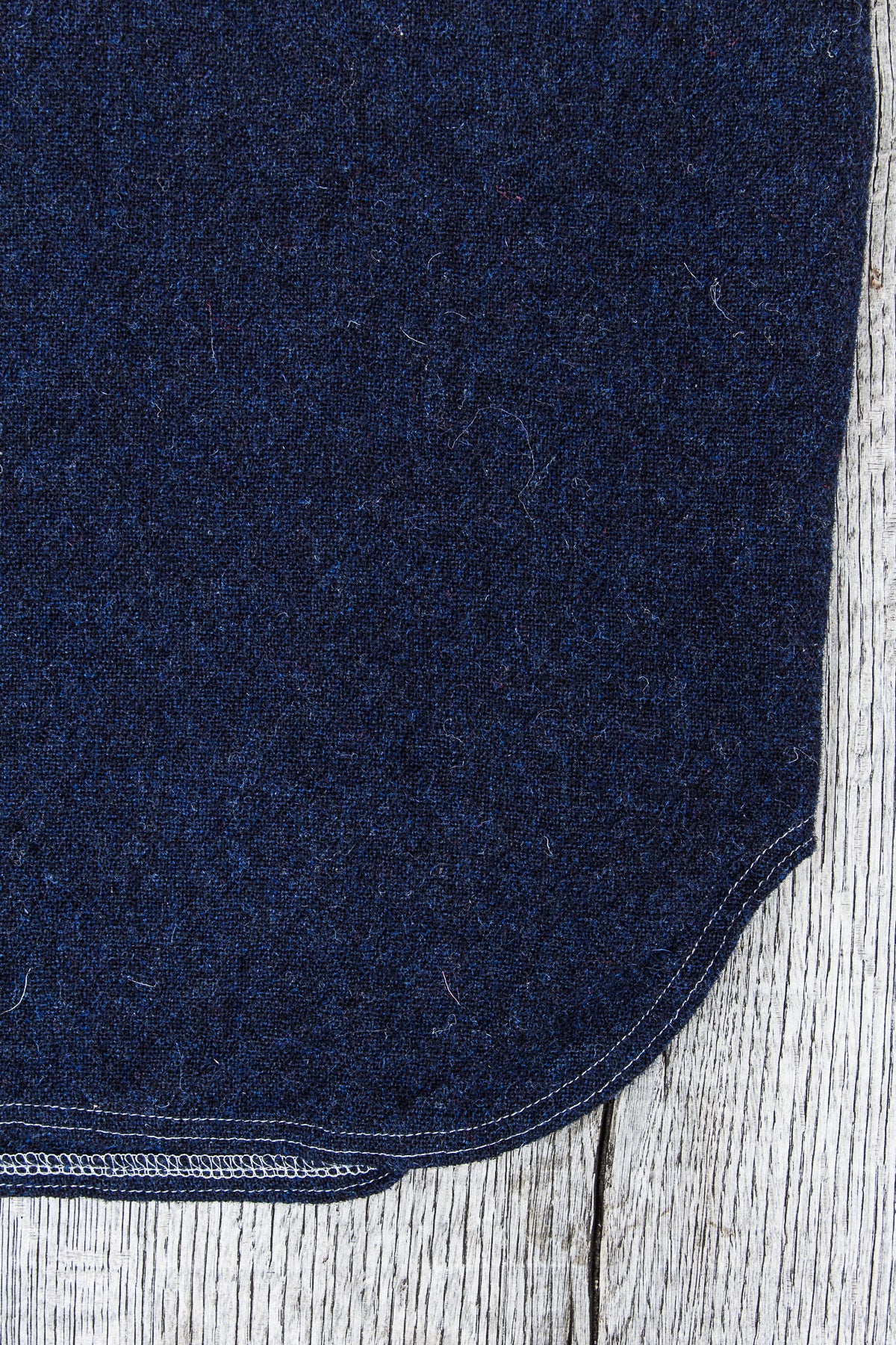 Tender Weaver's Stock Wool Tail Shirt Navy