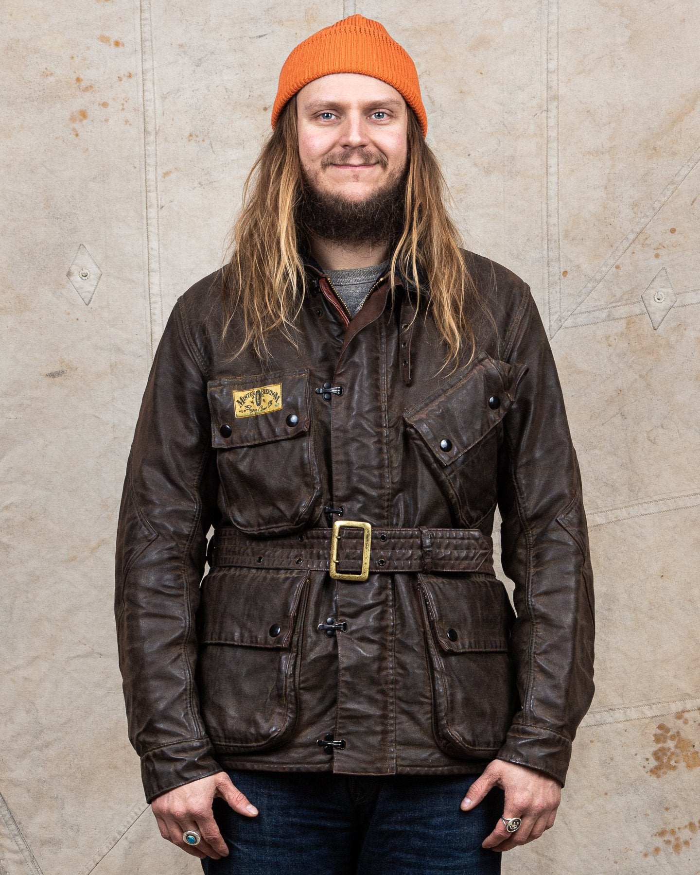 Second Hand Mister Freedom Mulholland Drizzle King Jacket Brown