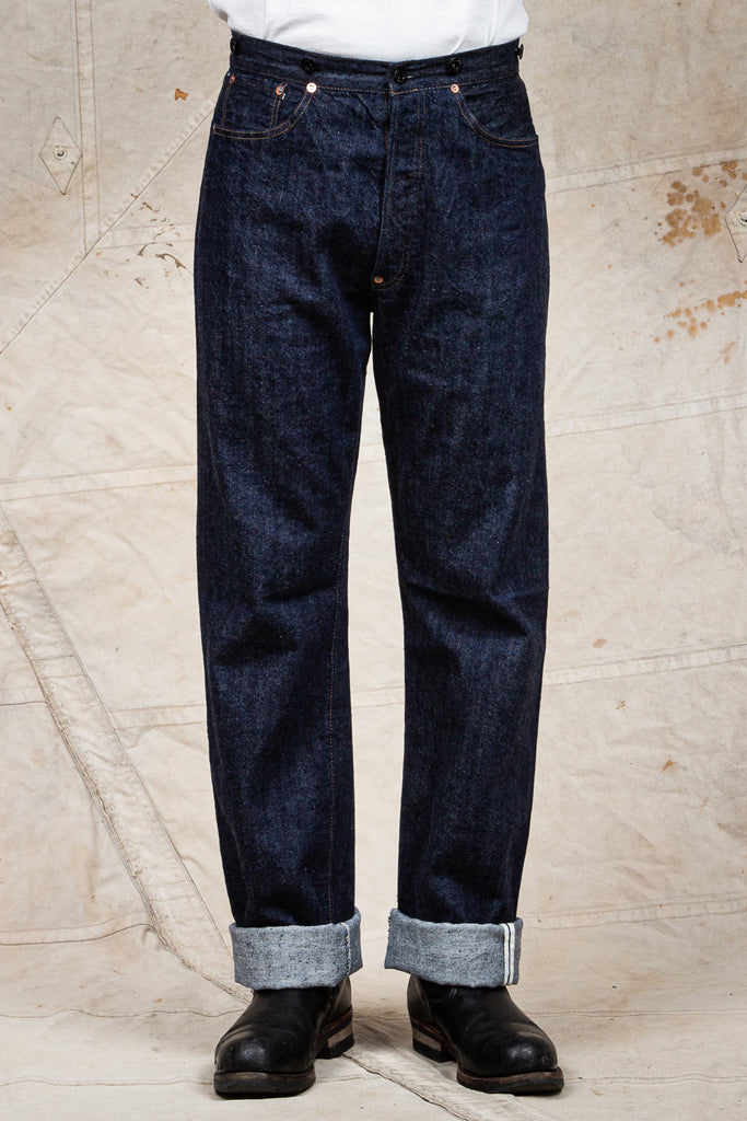 TCB Jeans Viktor’s Voice Two Cat's Waist Overall Natural Indigo Denim