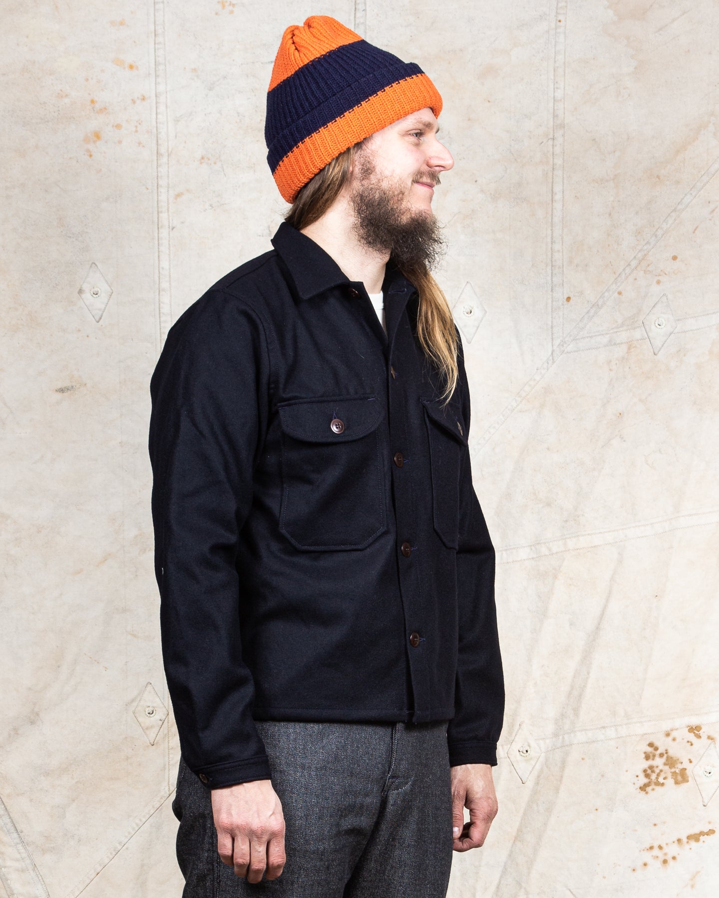 Indigofera x Second Sunrise Cumulus Rib Knit Wool Cap
