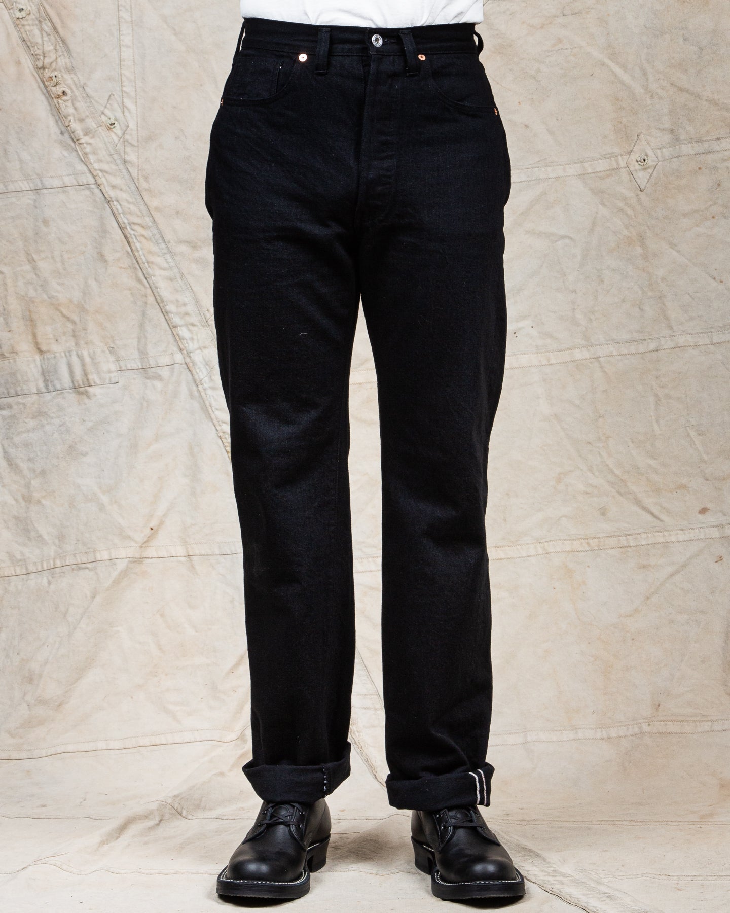 TCB Jeans S40's Black Jeans One Wash