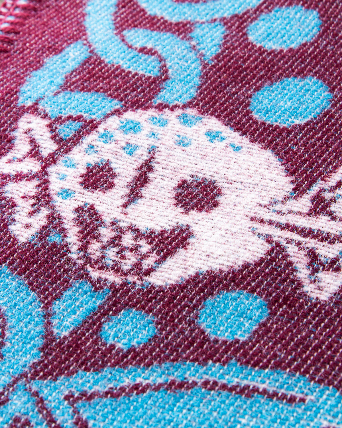Björn Atldax × Indigofera Wool Blanket Pizza Hyena