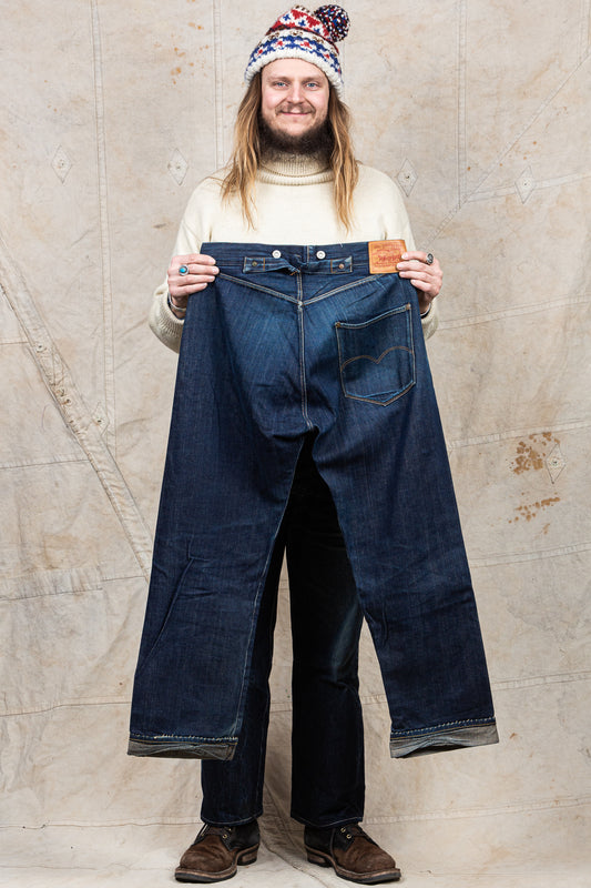 Second Hand LVC 1890 555 Made in USA Patchwork Jeans W 36