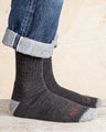 Darn Tough 1466 Black Wool Socks Hiker Micro Crew Sock Cushion