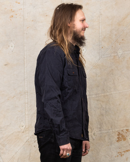 Second Hand Indigofera Alamo Shirt Marshall Black Size L