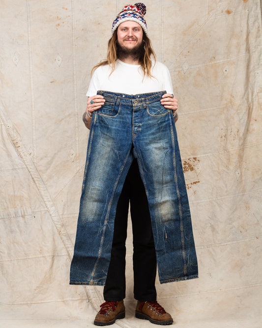Second Hand Lee Overalls Lot 131 Repro Jeans W30 / L33