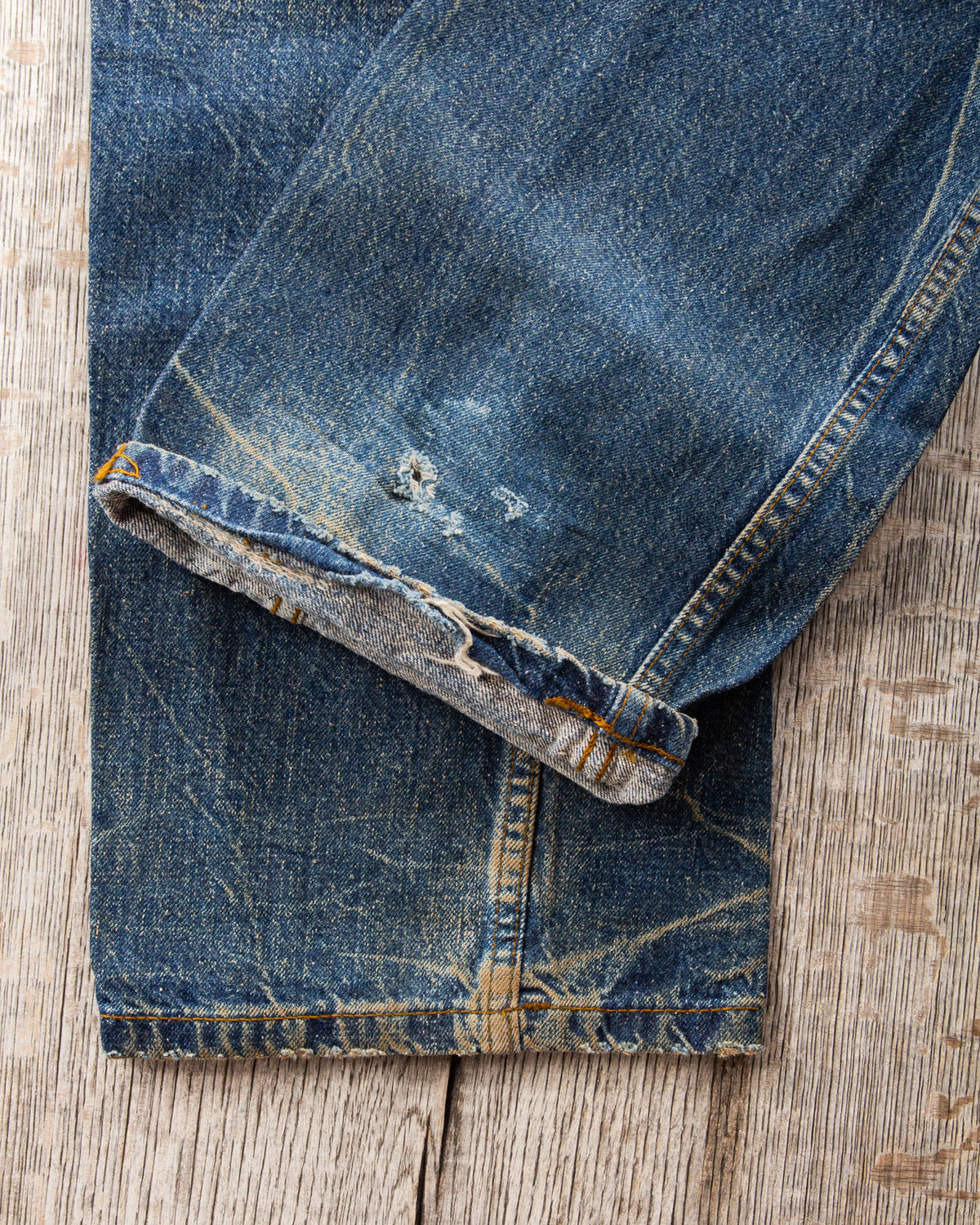 Second Hand Lee Overalls Lot 131 Repro Jeans W30 / L33