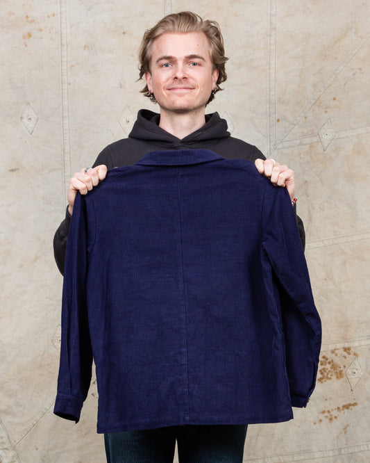 Second hand Workware Hong Kong Corduroy Unisex Jacket Navy Size S