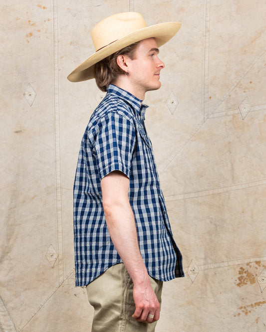 Sugar Cane Co. Union Supply 10.25oz Palaka Western Short Sleeve Shirt