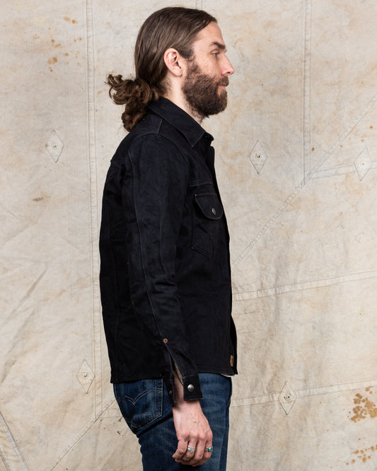 Second Hand Indigofera Fargo Shirt Gunpowder Black Size S