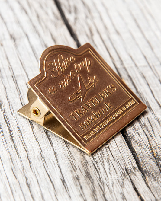 Traveler's Company #030 Brass Clip (Airplane)